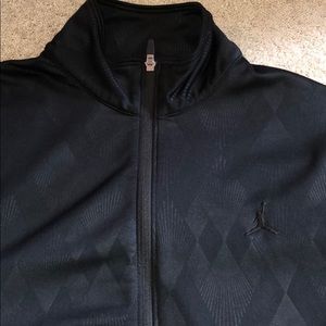 Air Jordan all black Zip up Jacket SZ. L